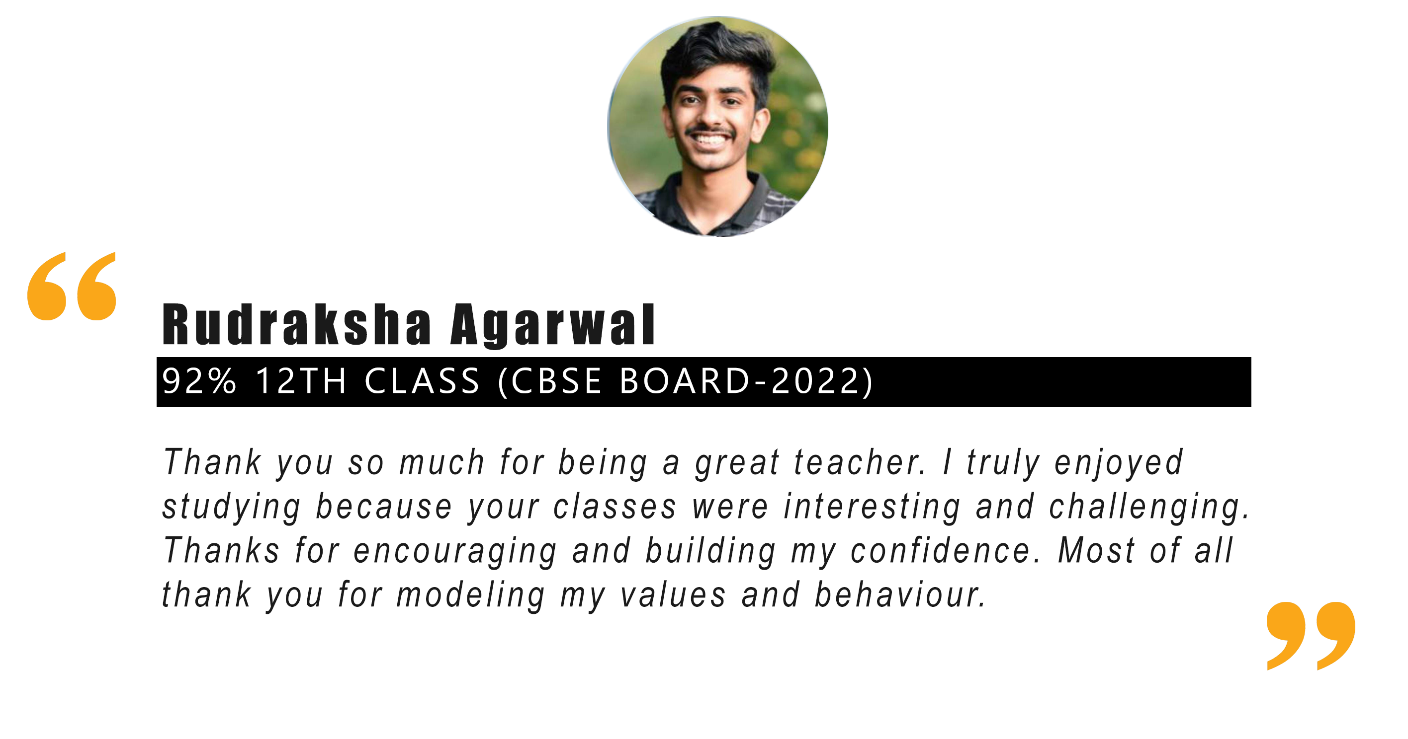 Rudraksh Agarwal Review